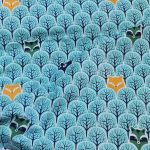 Parče pamuk šuma mint 45x100