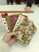 Patchwork paket bordo zeleno