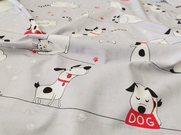 Kuce i mace na sivoj podlozi - Slika 2