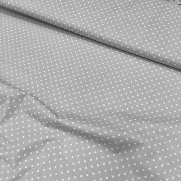 Pamuk bele tufne 4mm na sivoj podlozi - Slika 1