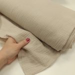 Dupla gaza premijum svetlo KREM 160cm širina