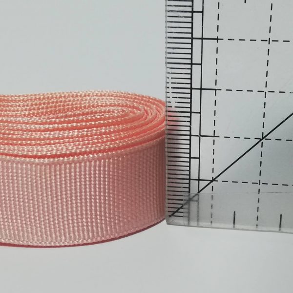 Rips traka kajsija roze 2cm - Slika 2