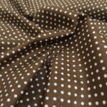 Pamuk 100% tamno braon osnova bele tufne 2mm - Slika 2