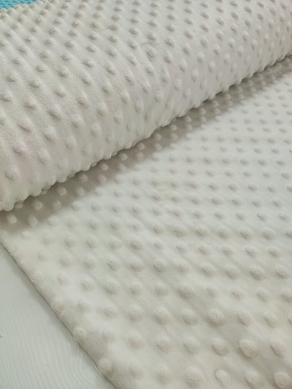 Minky premijum prljavo beli dot - Slika 2