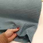Pamučna pletenina petrol denim plavi