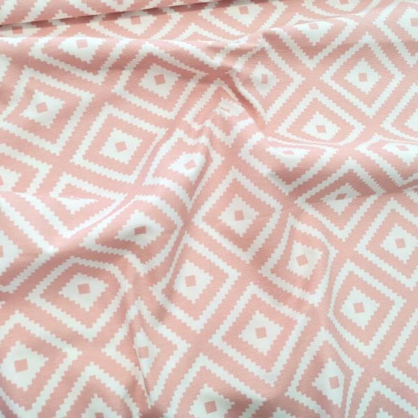 IMG_20210525_170319_resized_20210525_053510700 Pamučno dekor platno reckavi rombovi svetlo puder - Slika 1