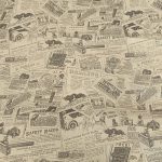 Pamuk prlajvo bela osnova novine sive