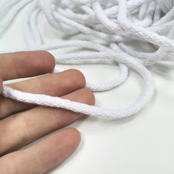 Pamučni gajtan beli5mm - Slika 1