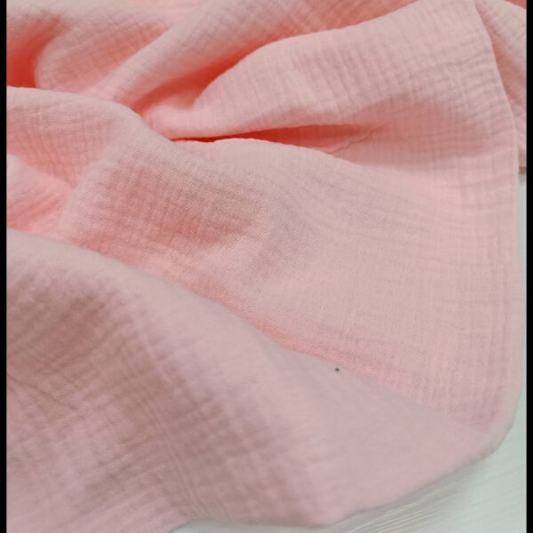 IMG_20260318_124336(1) Dupla gaza premijum soft jako svetlo baby roze 140cm - Slika 1