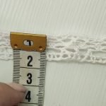 Pamučna čipka bela 1,50cm - Slika 2