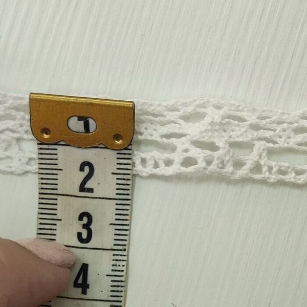 Pamučna čipka bela 1,50cm - Slika 2