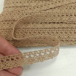 Pamučna čipka krem/bež 15mm