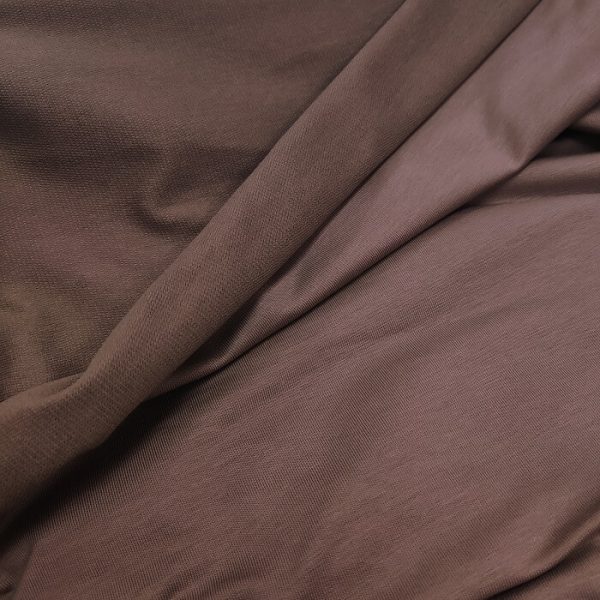 Parče pamuk futer tanki elastinom tamno krem 75x125 - Slika 1