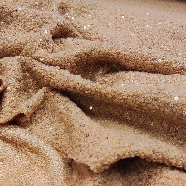 Teddy krzno lux glitter KREM - Slika 1