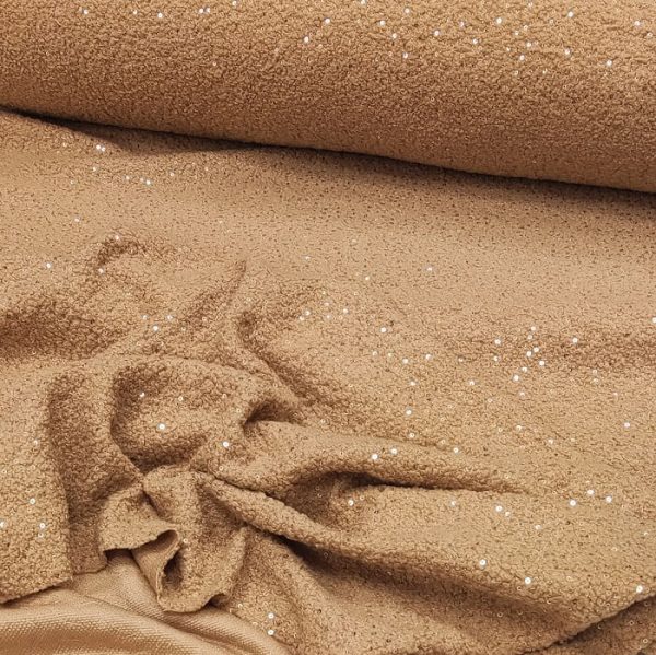 Teddy krzno lux glitter KREM - Slika 2