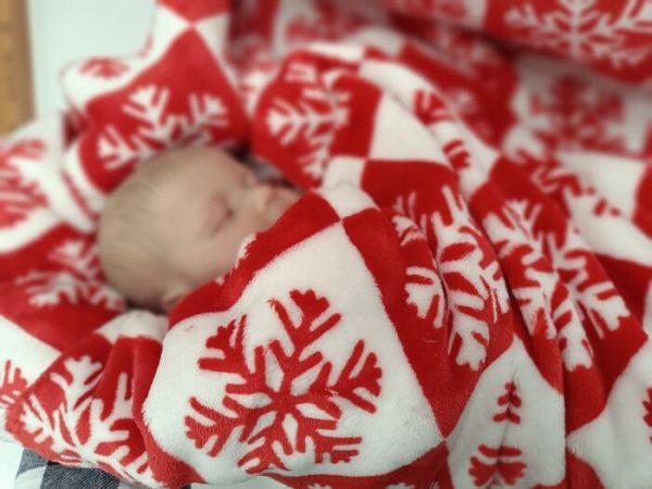 Dvostrani crveni polar pahulje - Slika 2