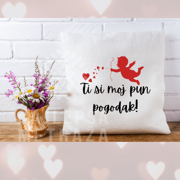 Jastuk+jastučnica Valentines pun pogodak - Slika 1