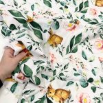 Uskršnji stolnjak zeke na beloj Prečnik 155 - Slika 2