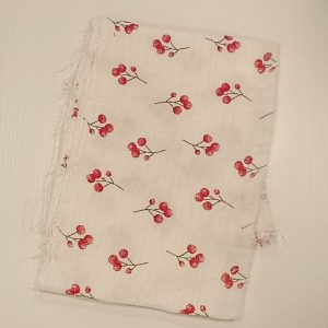Parče gaza crvene bobice100x160