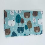 Parče pamuk platno mede na mint 100x150