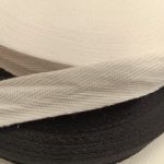 Pamučna keper traka crna 2cm - Slika 2