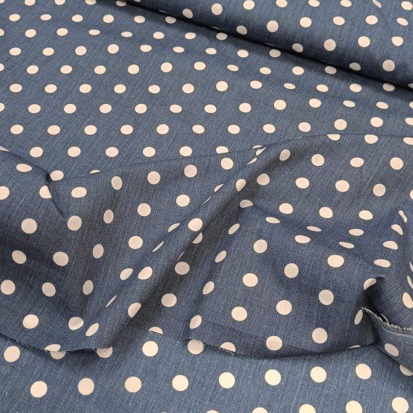 Denim košuljar tamno plavi krupne tufne - Slika 1