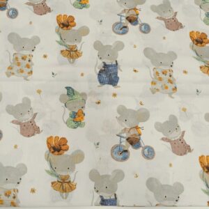 Pamuk sivi miš i mišica