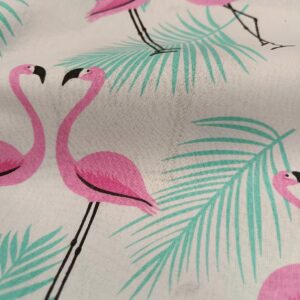 Pamuk Flamingo tirkiz listovi