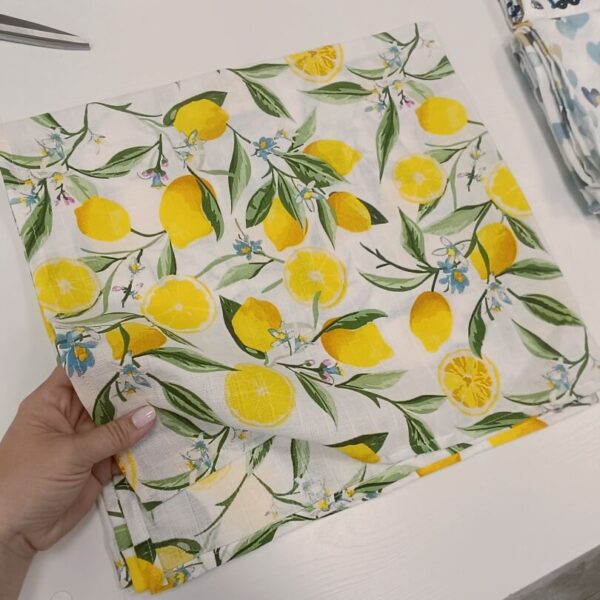 Pelena limuni sa listovima 75x75 - Slika 1