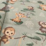 Pamuk baby životinje na žalfija osnovi - Slika 2