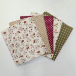 Patchwork paket bordo zeleno krem