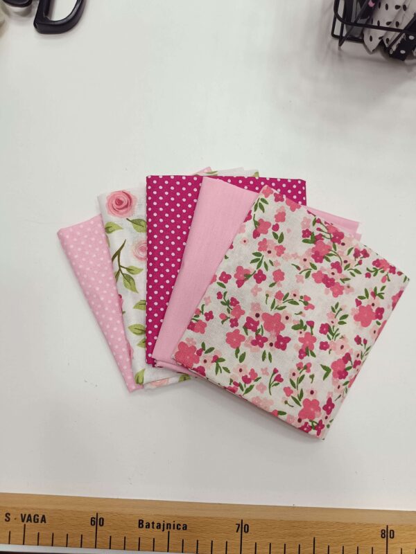 Patchwork paket ruže pink - Slika 1