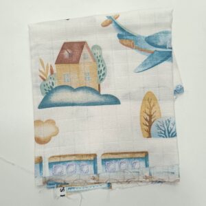 Parče pamuk pelena avioni  40x160