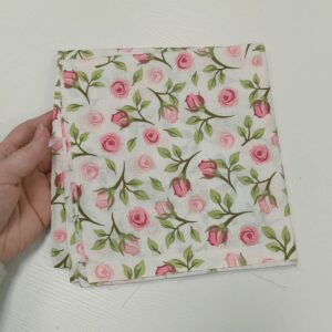 Parče pamuk platno ružice 14x43