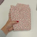 Parče pamuk dupla gaza sitni cvetići 60x160