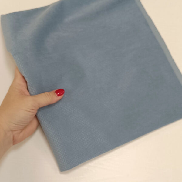 Parče velvet denim plavi 45x115 - Slika 1