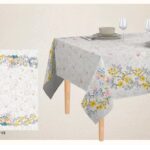 Stolnjak uskršnji zeke i cvetne grane 215x135