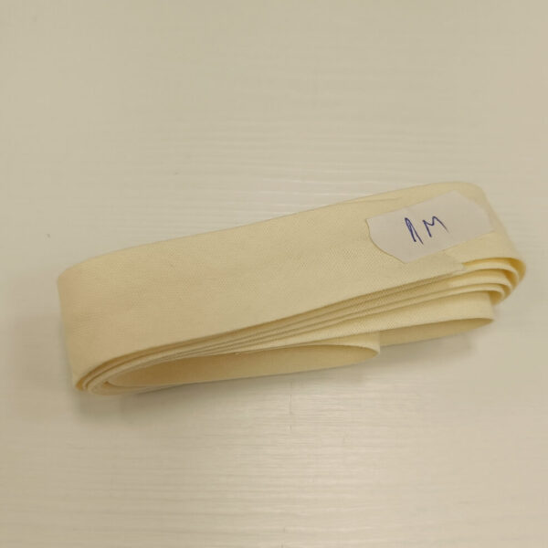 Restl od pamučne paspul trake prljavo bela 100cm - Slika 1