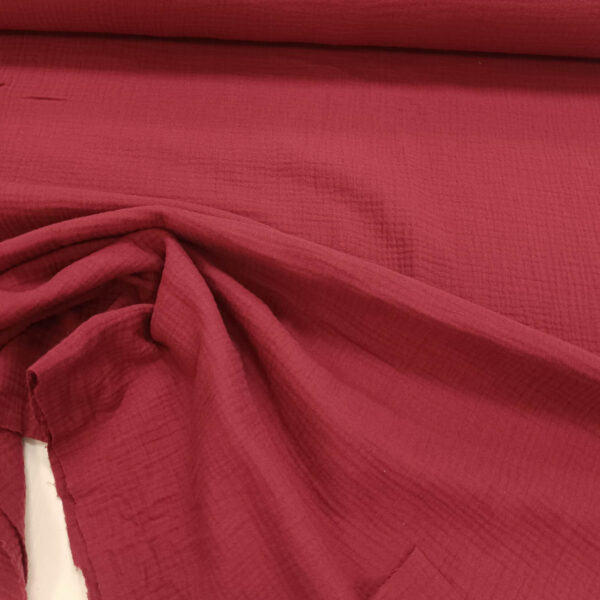 Dupla gaza boja vina 160cm - Slika 2