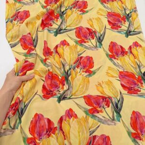 Viskoza digital žuta osnova lale