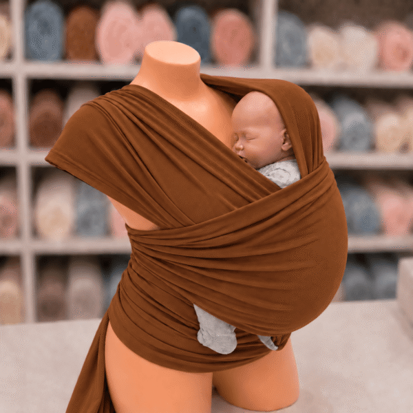 1000083154 MARAMA za nošenje bebe braon - Slika 1
