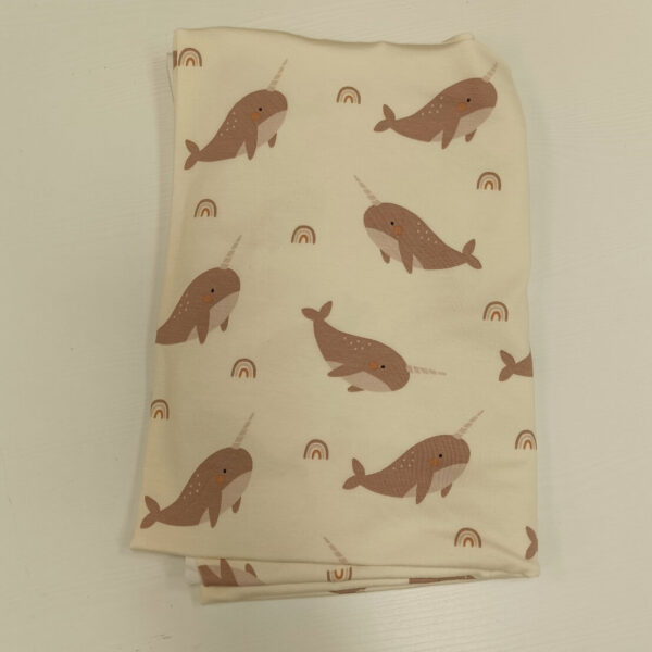 Parče pamučni ŽERSEJ DEZEN  narval 50x150 - Slika 1