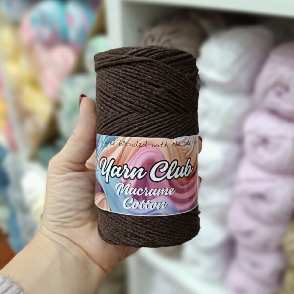 IMG_20251011_225117 MAKRAME konac Yarn club tamno braon - Slika 1