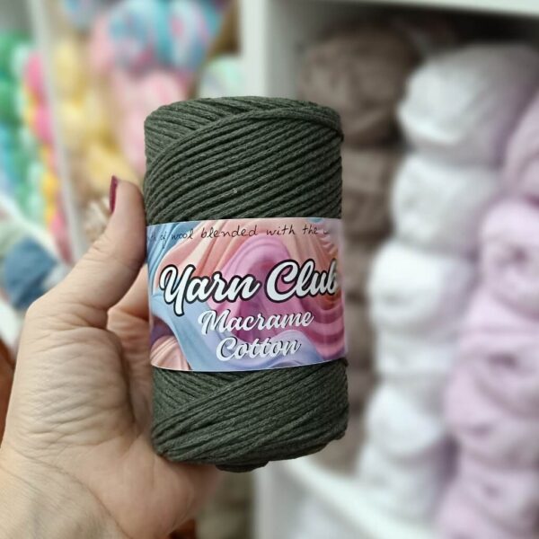IMG_20251011_225127 MAKRAME konac Yarn club tamno zeleni - Slika 1