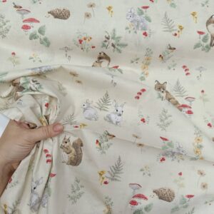 Pamuk šumska bajka na svetlo krem