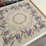 Gobelinos dekor materijal za nadstolnjak 95x95 Lavanda