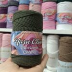 MAKRAME konac Yarn club tamno maslinasto zelen - Slika 2