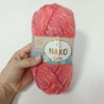 Nako LORA šatirani roze 28124