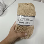 Lanoso Hera extra chenille krem 999