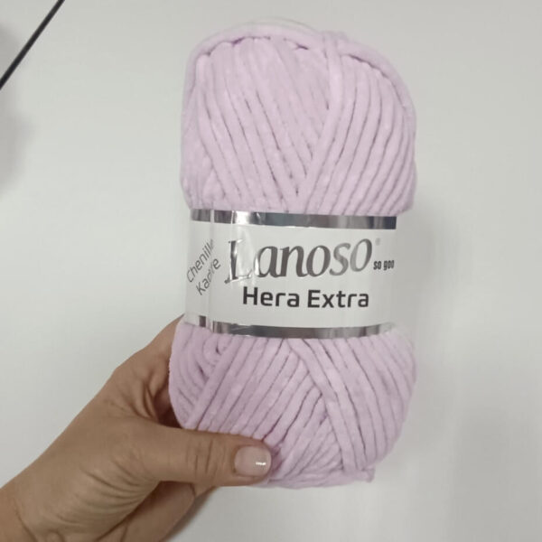 Lanoso Hera extra chenille lila 1947 - Slika 1